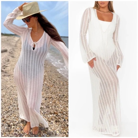 NWT Show Me Your Mumu White Vacay Coverup Size XXL - Picture 4 of 7